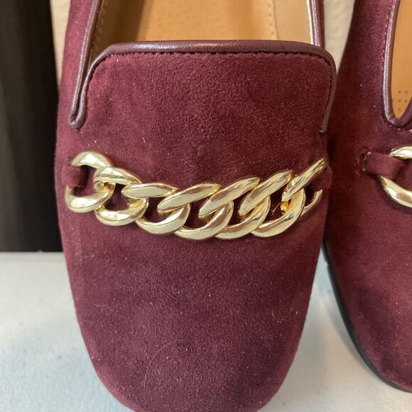 Comfortview Slip On Shoes Chain 11WW Great fall Holiday Color Flats - Picture 2 of 11